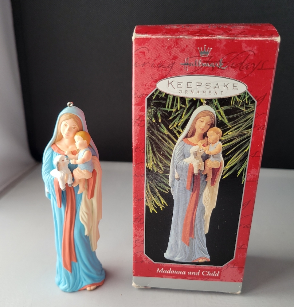 Vintage 1998 Hallmark Keepsake Ornament Madonna and Child